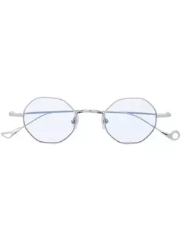 Eyepetizer солнцезащитные очки в круглой оправе, серебряный