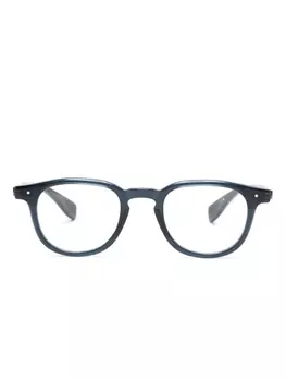 Eyevan7285 очки 344E в квадратной оправе, синий