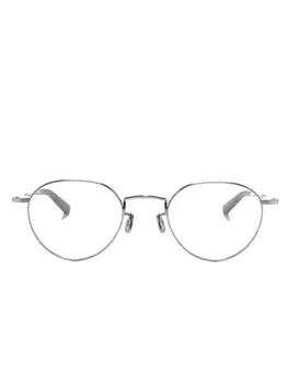 Eyevan7285 очки в круглой оправе, серебристый