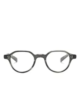 Eyevan7285 очки в круглой оправе, серый