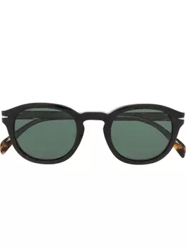 Eyewear by David Beckham солнцезащитные очки в круглой оправе черепаховой расцветки, коричневый