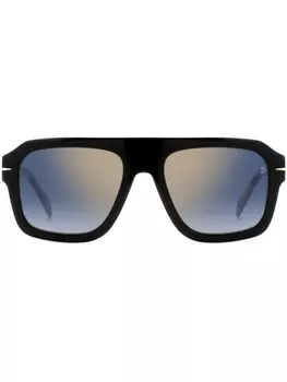 Eyewear by David Beckham солнцезащитные очки в квадратной оправе, черный