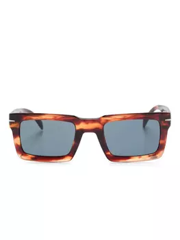 Eyewear by David Beckham солнцезащитные очки в прямоугольной оправе, коричневый