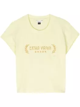 EYTYS футболка Zion с вышитой надписью, желтый