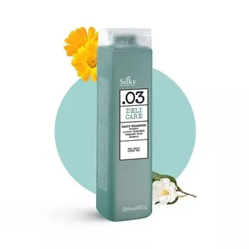 ЕЖЕДНЕВНЫЙ ШАМПУНЬ SILKY .03 DELI CARE 1000 мл 33,8 унции Silky Technobasic