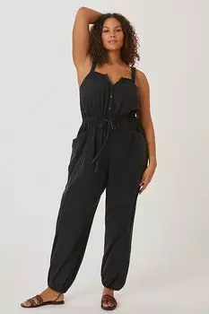 Ежедневная практика от Anthropologie Комбинезон Mayotte, черный