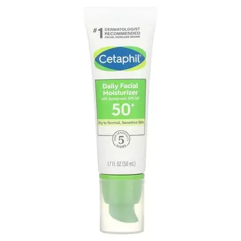 Ежедневное увлажняющее средство Cetaphil для лица, 50 мл
