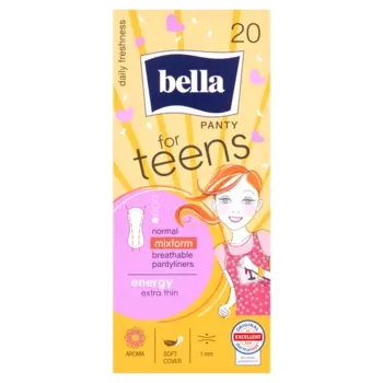 Ежедневные прокладки Energy, 20 шт./1 упаковка. Bella For teens