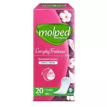 Ежедневные свежие ежедневные прокладки, 20 шт. Molped, Inne