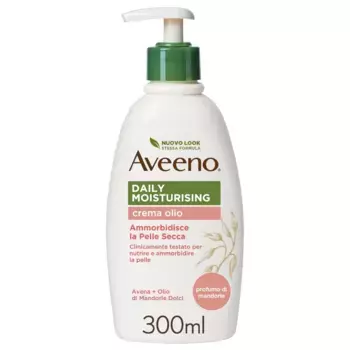 Ежедневный увлажняющий масляный крем Aveeno с маслом сладкого миндаля