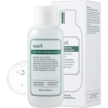 Ежедневный увлажняющий водный тоник Jumbo, 16,90 жидких унций, увлажняющая эссенцию зеленого чая для кожи, Dearklairs