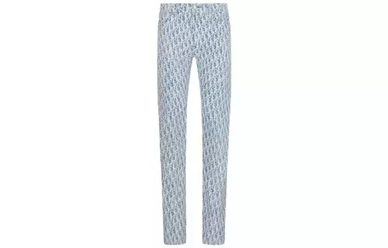 Ежеквартальные новинки Джинсы мужские синие Dior, синий