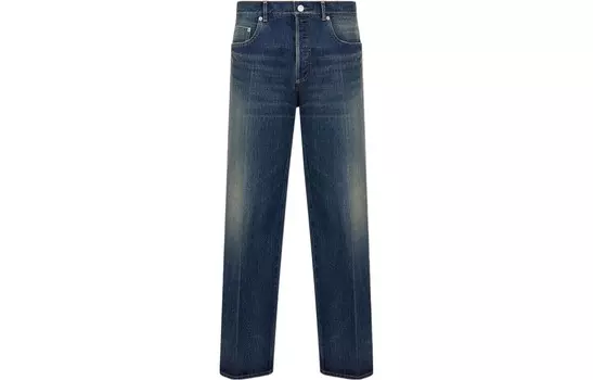 Ежеквартальные новинки Джинсы мужские синие Dior, синий