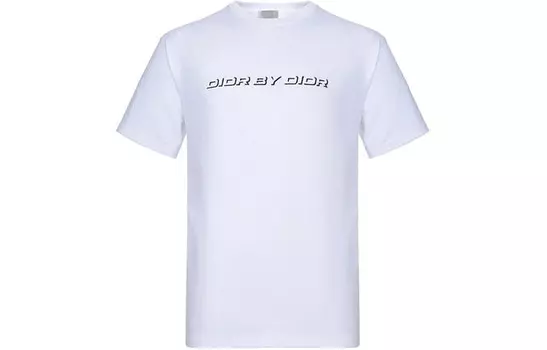 Ежеквартальные новинки Футболка мужская белая Dior, белый