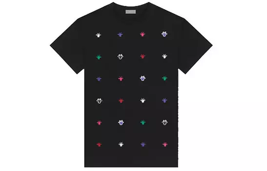 Ежеквартальные новинки Футболка мужская черная Dior, черный