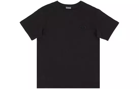 Ежеквартальные новинки Футболка мужская черная Dior, черный