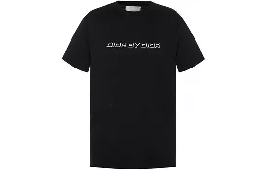 Ежеквартальные новинки Футболка мужская черная Dior, черный