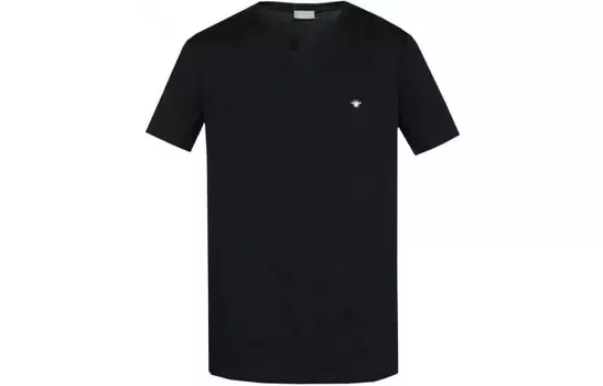 Ежеквартальные новинки Футболка мужская черная Dior, черный