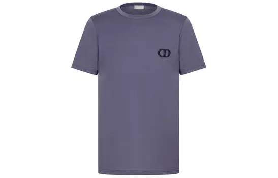 Ежеквартальные новинки Футболка мужская фиолетовая Dior, фиолетовый