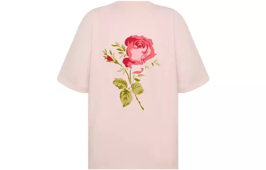 Ежеквартальные новинки Футболка мужская розовая Dior, розовый