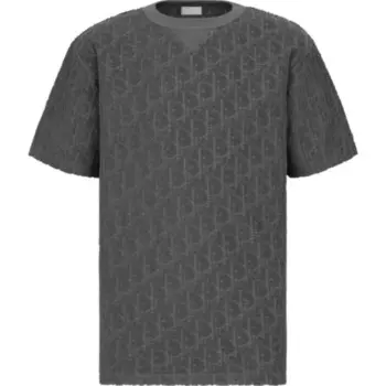 Ежеквартальные новинки Футболка мужская серая Dior, серый