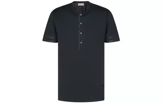 Ежеквартальные новинки Футболка мужская темно-синяя Dior, синий