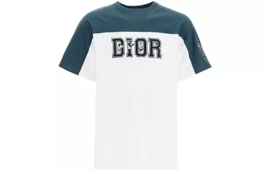Ежеквартальные новинки Футболка мужская зеленая Dior, зеленый