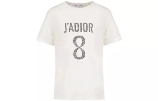 Ежеквартальные новинки Футболка женская белая Dior