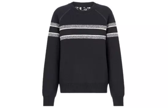 Ежеквартальные новинки Кашемировый свитер женский Синий Dior