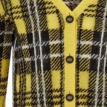 Ежеквартальные новинки Кашемировый свитер женский желтый Dior