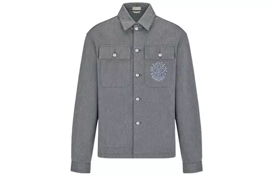 Ежеквартальные новинки Куртка мужская серая Dior, серый