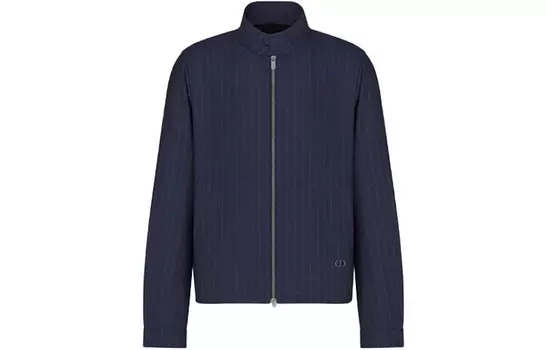 Ежеквартальные новинки Куртка мужская темно-синяя Dior, темно-синий