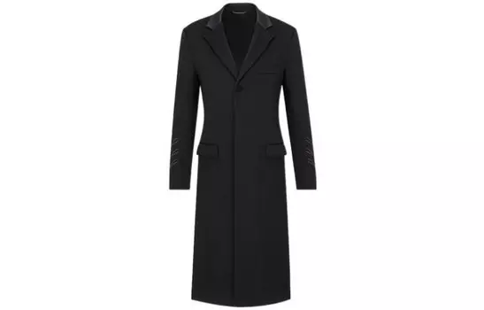 Ежеквартальные новинки Пальто Мужское Черное Dior, черный