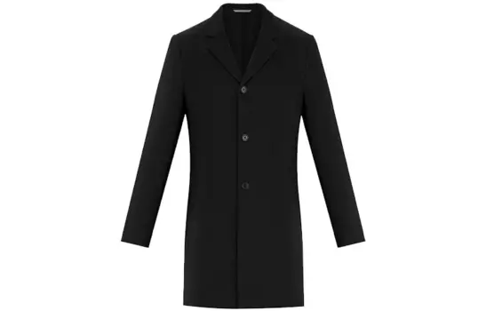 Ежеквартальные новинки Пальто Мужское Черное Dior, черный