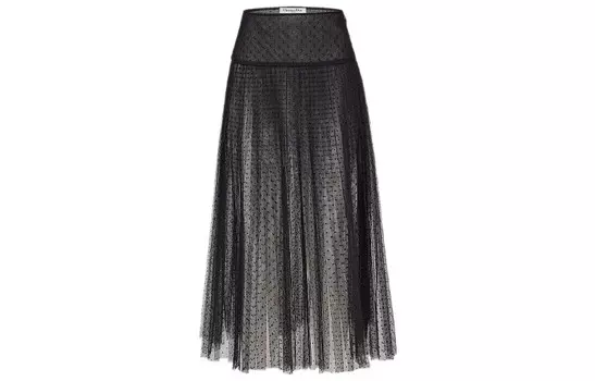 Ежеквартальные новинки Повседневная длинная юбка женская черная Dior