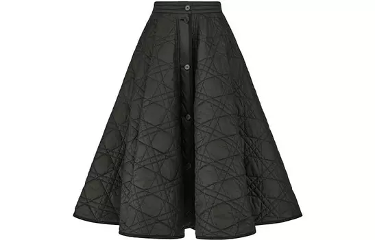 Ежеквартальные новинки Повседневная длинная юбка женская черная Dior