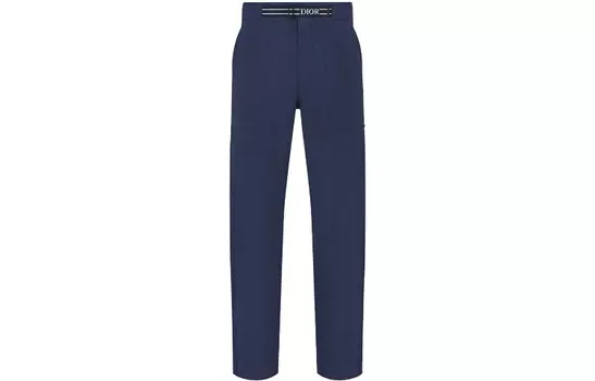 Ежеквартальные новинки Повседневные брюки Мужские Темно-синие Dior, синий