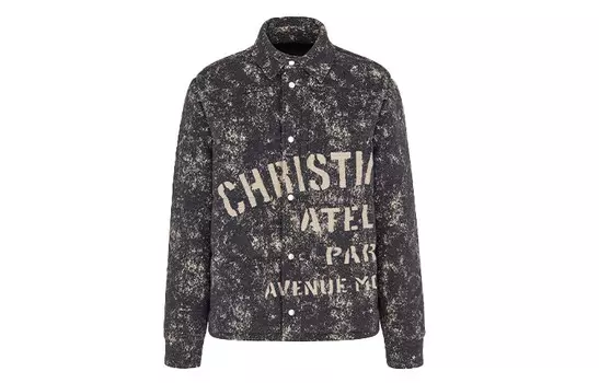 Ежеквартальные новинки Рубашка мужская серая Dior, серый