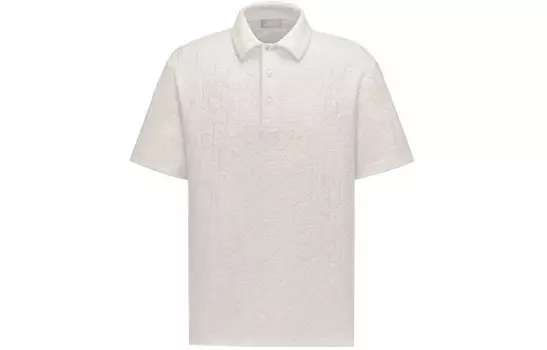 Ежеквартальные новинки Рубашка поло мужская белая Dior, белый