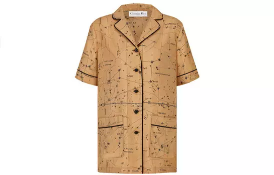 Ежеквартальные новинки Рубашка унисекс желтая Dior, желтый