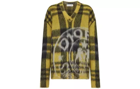 Ежеквартальные новинки Свитер женский желтый Dior