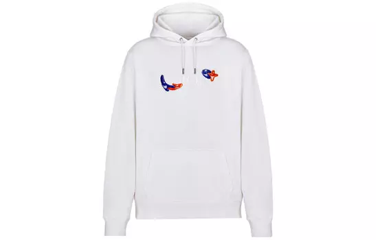 Ежеквартальные новинки Толстовка мужская белая Dior, белый