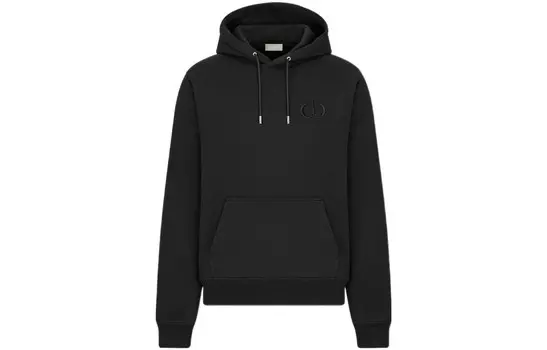 Ежеквартальные новинки Толстовка мужская черная Dior, черный