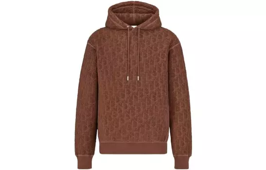 Ежеквартальные новинки Толстовка мужская коричневая Dior, коричневый