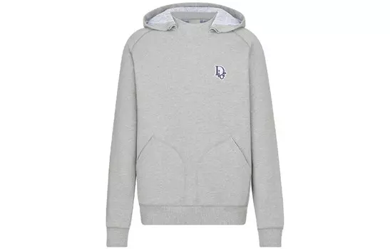 Ежеквартальные новинки Толстовка мужская серая Dior, серый