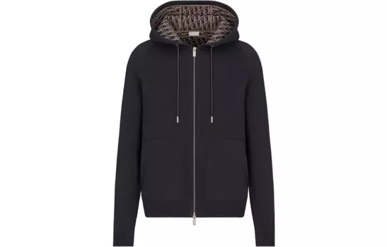 Ежеквартальные новинки Толстовка мужская темно-синяя Dior, синий