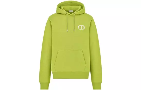 Ежеквартальные новинки Толстовка мужская зеленая Dior, зеленый