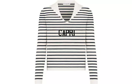 Ежеквартальные новинки Трикотаж женский белый Dior