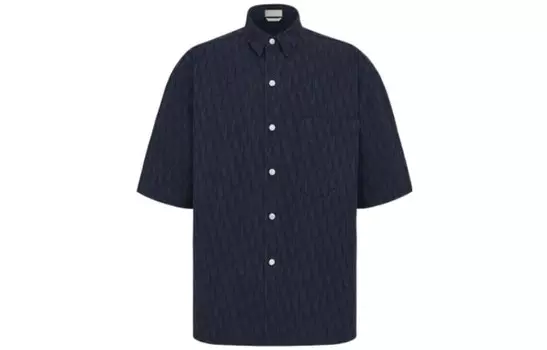 Ежеквартальные новые продукты Рубашка мужская темно-синяя Dior, синий