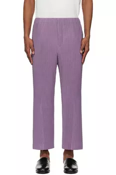 Ежемесячные брюки апрельского цвета Homme Pliss Issey Miyake, фиолетовый